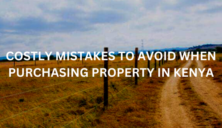 Costly Mistakes to Avoid When Purchasing Property in Kenya