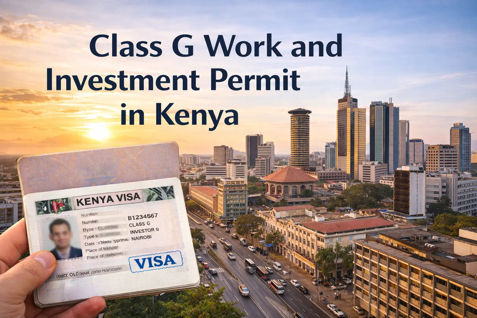 Class G Work and Investment Permit in Kenya